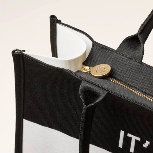 Kate Spade Black and White Tote Bag - Picture 2 of 5